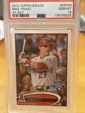 Mike Trout 2012 Topps Update At Bat All Star Psa 10