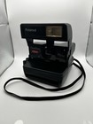 POLAROID 600 ONE STEP FLASH Black vintage Tested working Instant Camera