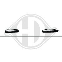Zier /Schutzleiste KüHlergitter Diederichs 6613042 FüR Toyota Rechts