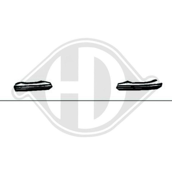 Zier /Schutzleiste KüHlergitter Diederichs 6613042 FüR Toyota Rechts-image