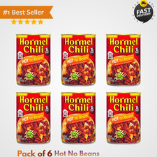 Hormel Chili Hot No Beans 15 oz Cans Pack of ...