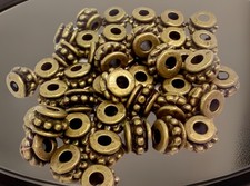 Aged Brass Spacer Beads 8mm Qty:20