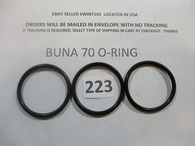 223 O-ring 1-5/8'' ID x 1-7/8'' OD x 1/8'' thick. Buna-70.   Quan 3.