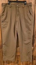 5.11 Tactical Fast-Tac Urban Pants Mens 38x32 Brown Flat Front Straight Outdoor