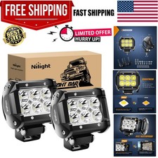 Led Pods 2pcs 18w 1260lm Spot Off Road Lights Super Bright Driving Fog Boat L... Led Pods 2pcs 18w 1260lm Spot Off Road Lights Super Bright Driving Fog Boat L...