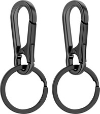 Metal Keychains for Women Men, Key Chain Ring Clip Holder Organizer for Home Car