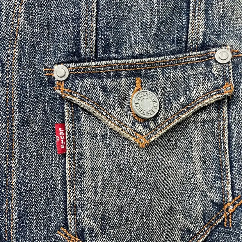 Levi's Engineered Medium Wash Denim Jacket Men's … - image 6