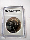 1971 eisenhower silver dollar, FULL MINT LUSTER, GREAT EYE APPEAL, FULL DETAILS — photo 1