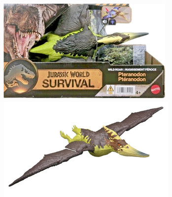 Jurassic World Survival Wild Roar Pteranodon Dinosaur Figure, Lights & Sounds  