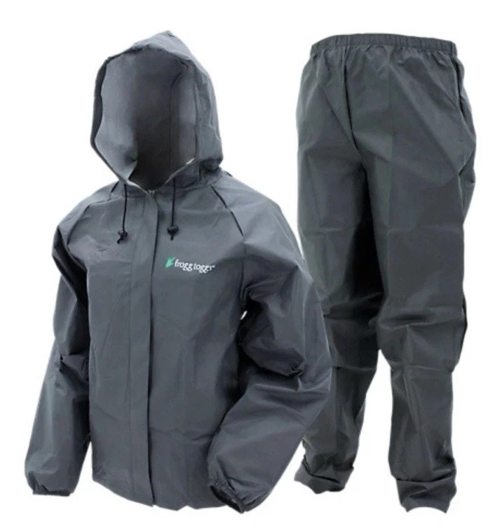 Frogg Toggs Youth 2 Pc Rain Coat Pants Set Gorpcore Outdoor Activewear Med NWT
Opens in a new window