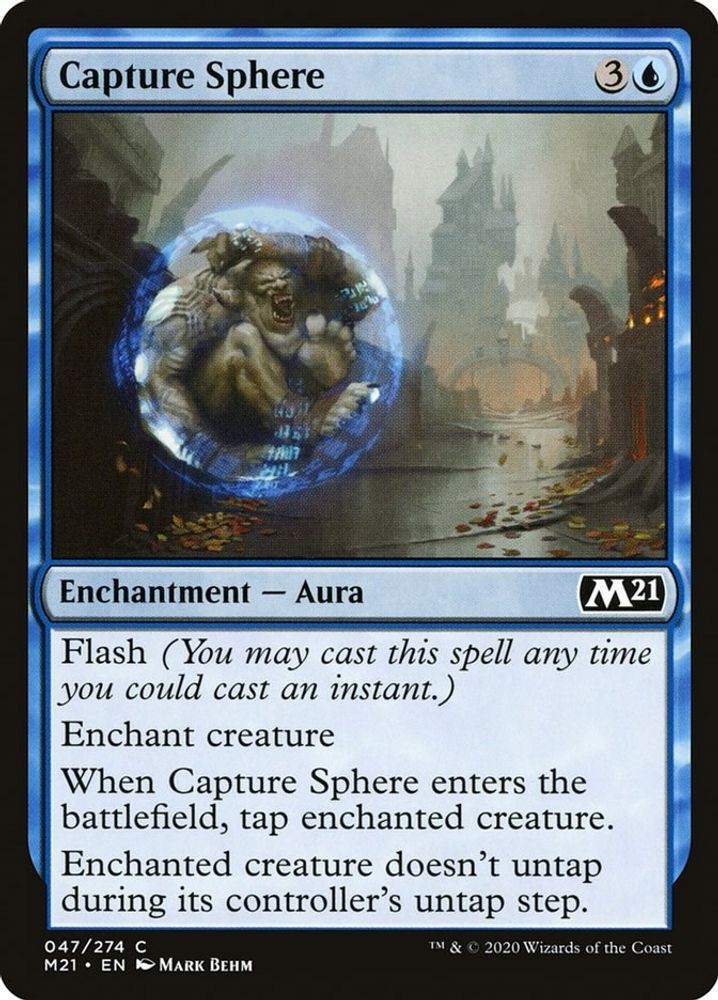 2020 Magic: The Gathering: Core Set 2021 Capture Sphere (#47, C, Lightly Played)