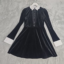 Wednesday Addams Dress Black Medium Cosplay Halloween Gothic