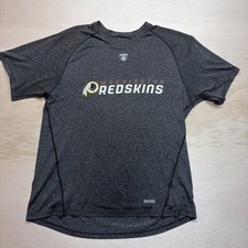 Washington Redskins - NFL - Equipment Reebok - Gray - Large - Play DRY T-Shirt