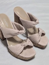 Charles by Charles David INTUIT SANDAL Platform Chunky Heel Blush Pink Women’s 7