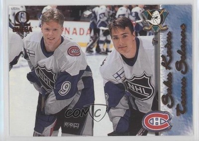 1997-98 Pacific Omega Copper Saku Koivu Teemu Selanne #247 HOF n3t