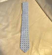 Boy&rsquo;s Standard/Classic Tie Light Blue with Navy Stars Pattern, 1 Piece