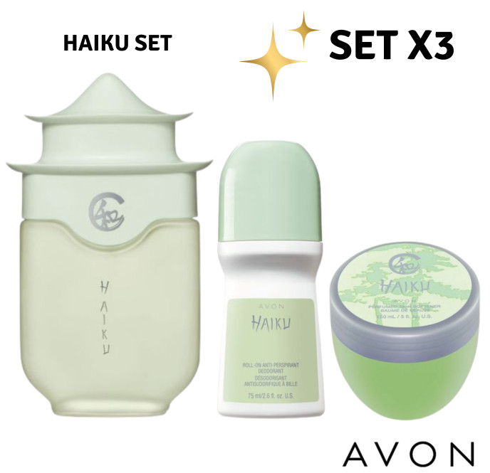 3pc Set ~ Body Cream & Deo, Set Parfum, Deodorant, Skin