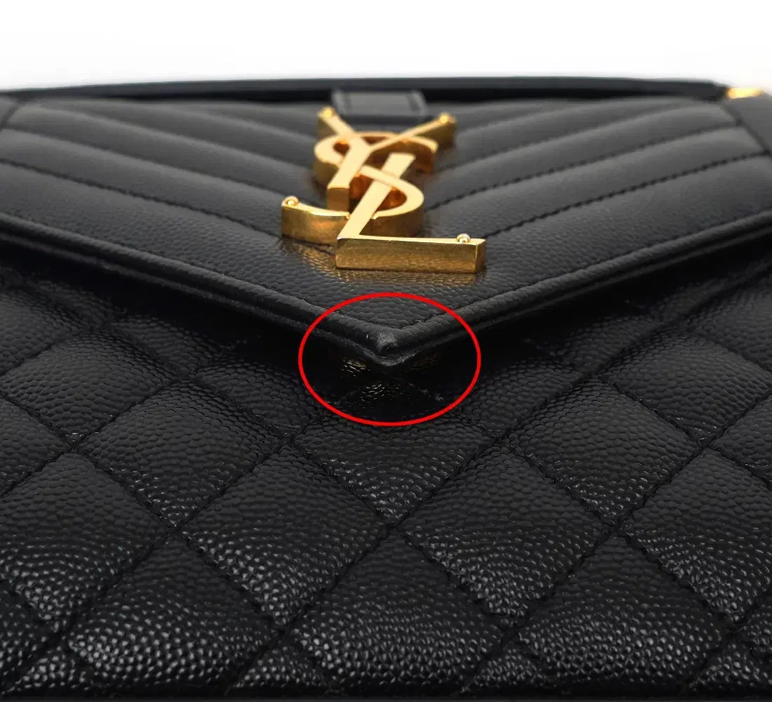 Saint Laurent Envelope Satchel Bag Medium 487206 Shoulder Bag thumbnail 8