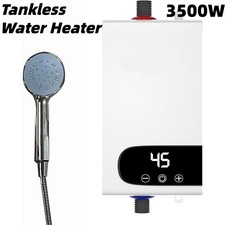 Electric Instant Water Heater 5500W Tankless Instant Hot Water Heater Household