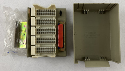 Western Electric 66E3-25 Telephone Connecting Block 25-Pair 50-Pin Amphenol Case
