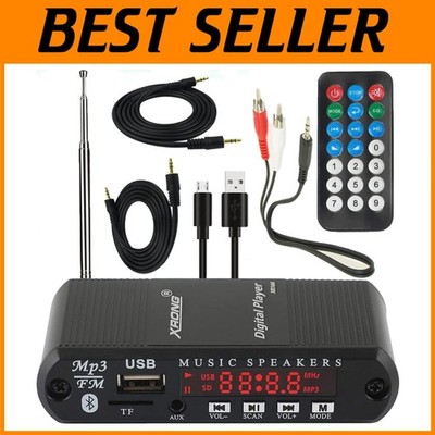 Bluetooth Audio Receiver FM Radio MP3 Player USB/SD Card