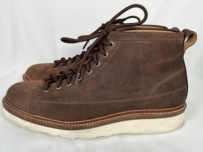 John Lewis & Partners Definitive rahmengenähte Dachdeckerstiefel UK 11 Vibram Sohlen Leder 