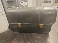 Vintage Kodak Camera Bag Leather Brown And Black