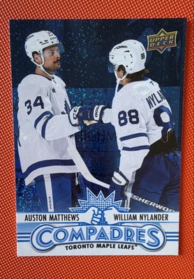 2025-26 Upper Deck Series 1 - Compadres Auston Matthews, William Nylander #CM-3
