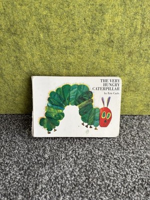 The Very Hungry Caterpillar by Eric Carle Kids Classic Board Book Cut Out Fruits