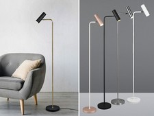 Lampade da lettura spot strette - bellissime lampade da terra per soggiorno angolo e dietro divano