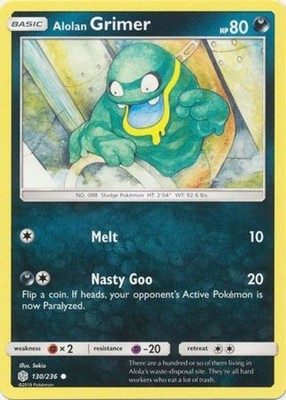 Alolan Grimer - 130/236 - Common - Near Mint