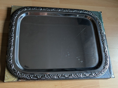 WMF Baroque Serviertablett Cromargan 48 × 36 cm Art.-Nr. 06 7625 6080