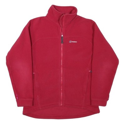 BERGHAUS Damen Jacke rot M Polyestermischung uni Reißverschluss Outdoor Freizeit warm