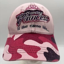 Buck Wear Women Pink Camouflage Hunting Princess "If The Camo Fits" Adjust Hat