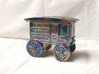 1999 Fenton Carnival Glass Pie Wagon Limited Edition #719/990 Very Nice Piece