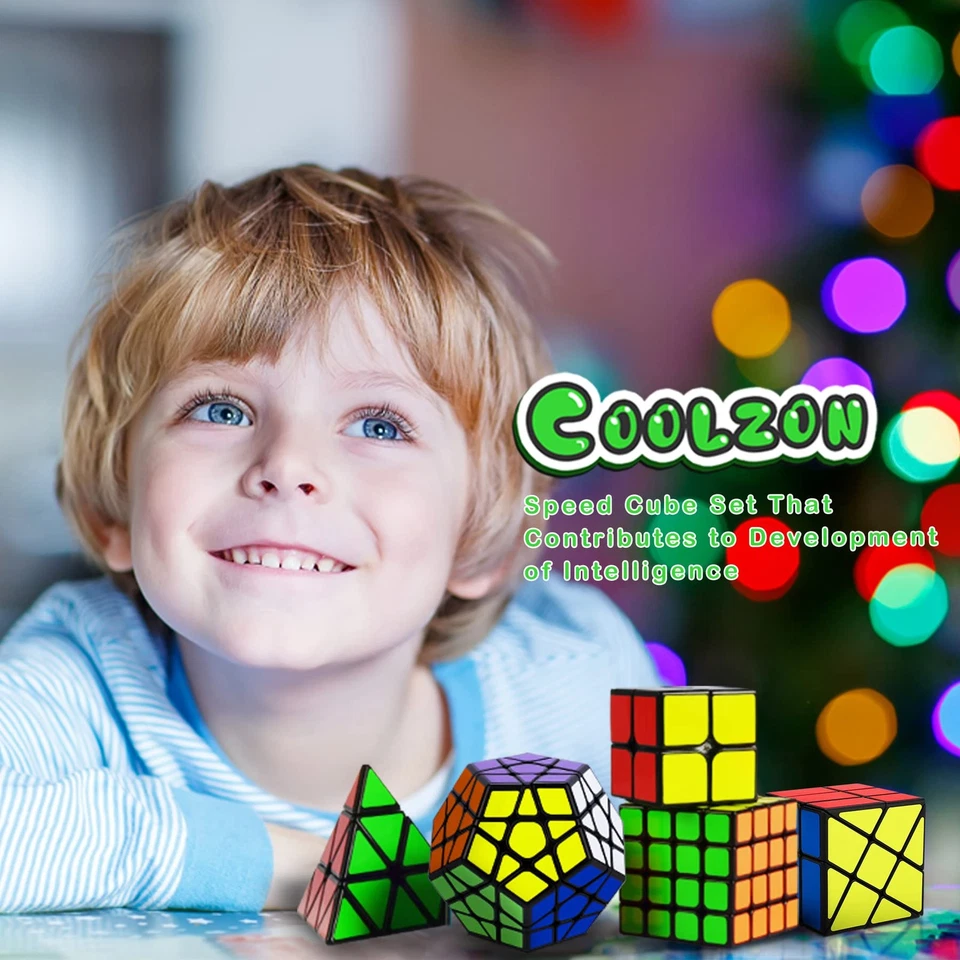 Speed Cube Set, Puzzle Cube, Magic Cube 2X2 4X4 Pyraminx Pyramid Megaminx Fenghu - Image 4 of 4