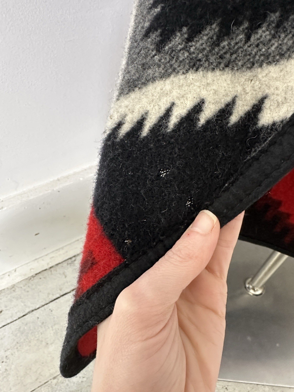 Vintage Reversible Pendleton? Native Pattern Conc… - image 4