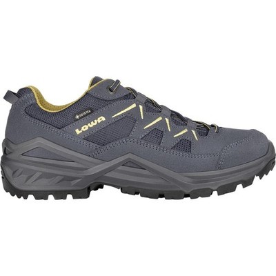 Lowa Sirkos Evo GTX lo Men stahlblau senf Wanderschuhe Outdoorschuhe Herren