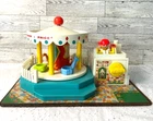 Vintage 1972 Fisher Price Little People Musical Carousel #111-Works!