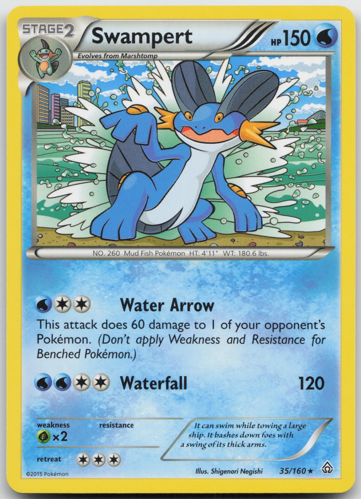 Swampert Rare XY - Primal Clash 35/160 LP
