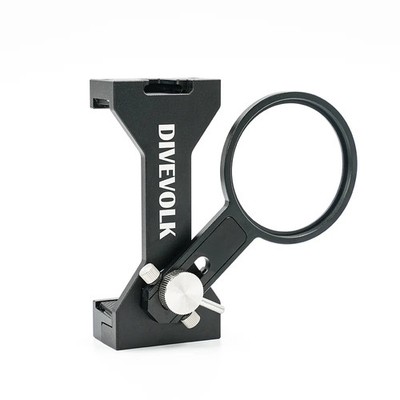 Divevolk - Klammer mit M67 Linsenhalter - Clamp with M67 Lens Holder