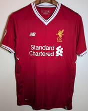 FC LIiverpool 2017/2018 Mohamed Salah #11 Soccer Jersey Men Size Small