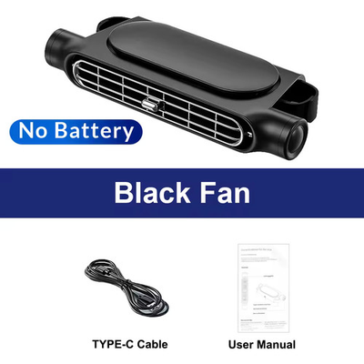 #ad Mini USB Car SUV Seat Back Cooling Fan Portable 3 Speed Headrest Silent Cooler $12.99