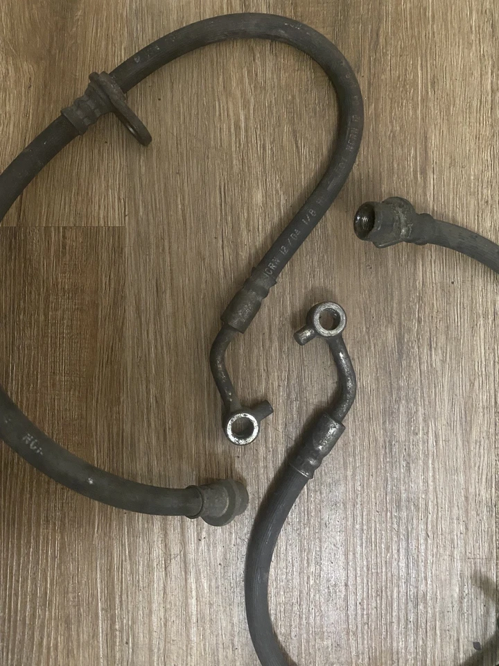 Acura RSX Type S 2002 líneas de freno delanteras y traseras OEM izquierda y derecha  Foto 2 de 3