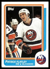 1986-87 Topps Patrick Flatley New York Islanders #162