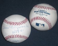 BILL MAZEROSKI (Deceased) SIGNED OMLB BASEBALL - Pittsburgh Pirates - J.S.A Cert