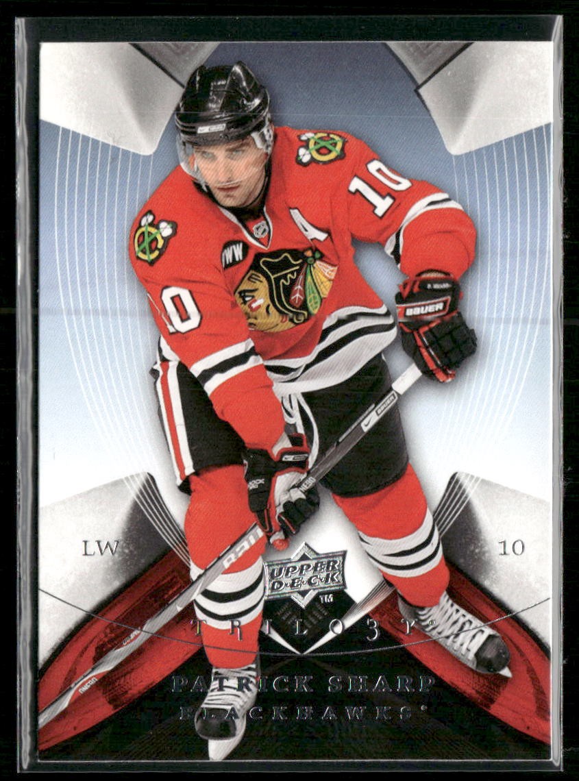 2008-09 Upper Deck Trilogy Patrick Sharp #72 Chicago Blackhawks