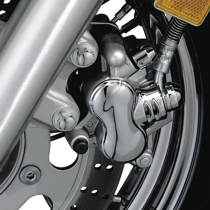 For Suzuki Boulevard 2005-2017 Kuryakyn Front Chrome Brake Caliper Cover - Imagem 2 de 2
