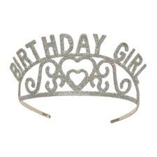 Beistle Glittered Birthday Girl Tiara  Party Supply  Decoration