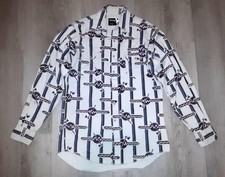 Wrangler Brushpopper X-Long Tails Button Down Long Sleeve Shirt Size 15 1/2 - 35